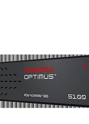 Накопитель ssd диск sandisk optimus 5100 nvme 1tb новый!