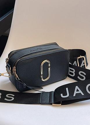 Женская сумка marc jacobs 601 кросс-боди черная