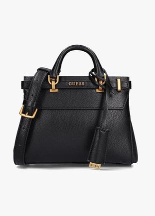 Жіноча сумка guess 088 з двома ручками чорна