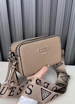 Жіноча сумка guess 9902 бежева