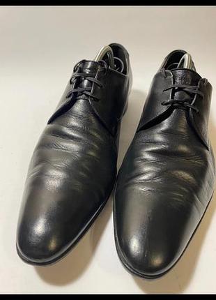 Туфлі зі шкіри moreschi premium derby dress