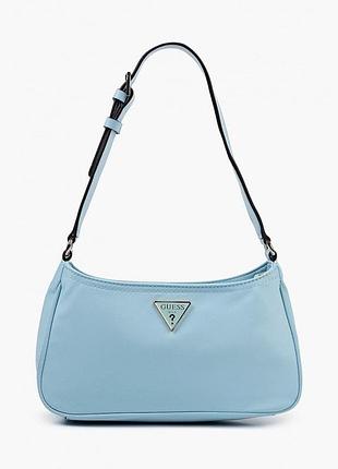 Жіноча сумка багет guess блакитна