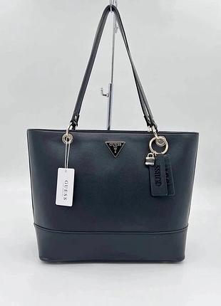 Жіноча сумка g004x guess шопер чорна