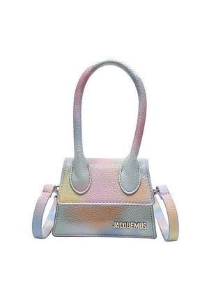 Женская сумка jacquemus голубая