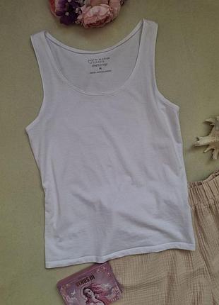 Белая базовая майка р.м,primark