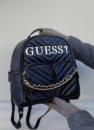 Женский рюкзак 069 guess черный
