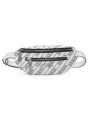 Жіноча бананка guess scarlett gym fanny gs20926 поясна сумка біла