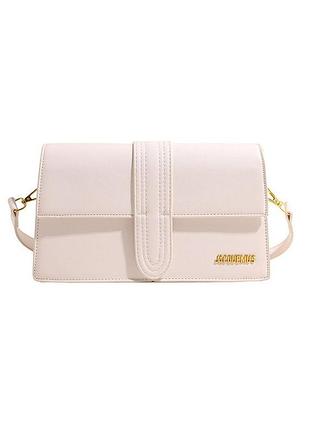 Женская сумка jacquemus 1022 кросс-боди белая
