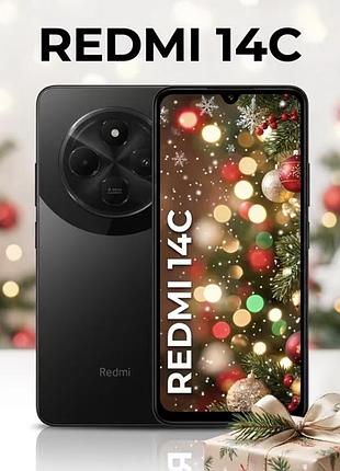 Xiaomi redmi 14c 4/64 black | новий, гарантія рік
