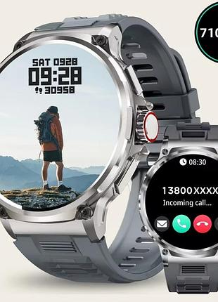 Умные наручные часы для мужчин power pro черные. смарт часы мужские звонок батарея 710 mah, компас,android/ios