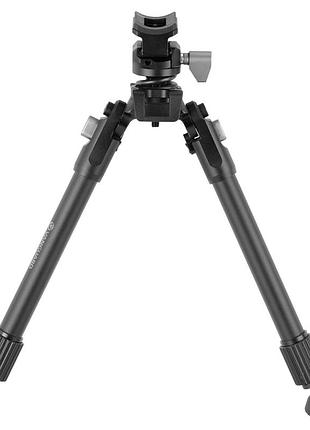 Сошки для оружия vanguard equalizer 2qs a, picatinny/антабка, 25-35.5 см, пружинная основа, алюминий, черные