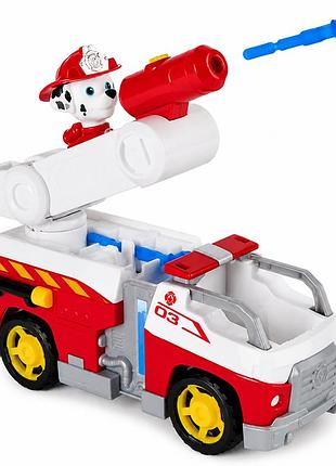 Іграшкова пожежна машина spin master paw patrol marshall rescue fire engine зі світлом і звуком, 3+