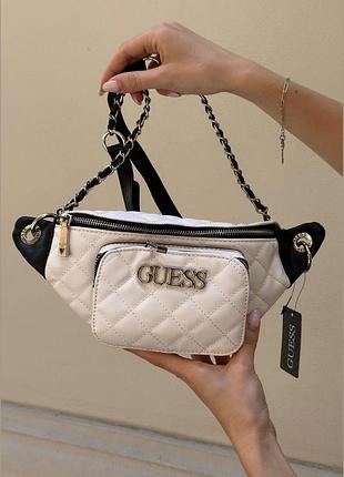 Жіноча бананка guess біла