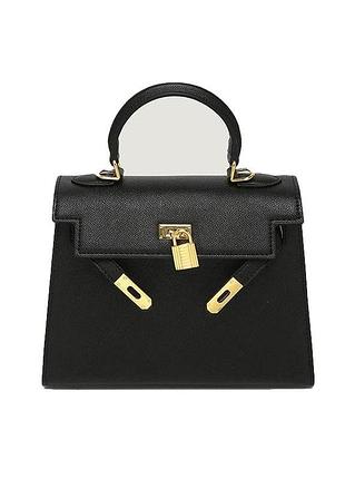 Жіноча сумка hermes 6601 чорна
