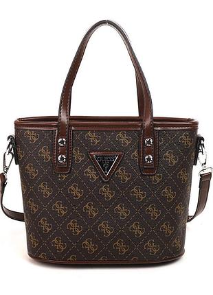 Женская сумка guess 2038 коричневая