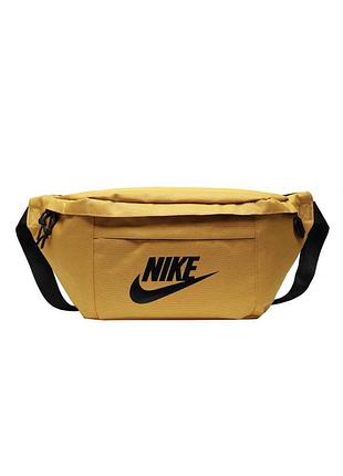 Бананка велика nike tech hip pack найк поясна сумка жовта