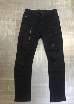 G-star raw💙чоловічі чорні штани карго💛розмір s 46/чоловічий одяг