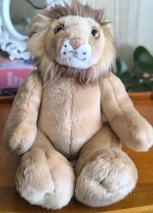 Вінтажні м'яка іграшка лев leo lion channel island toys велика британія оригінал