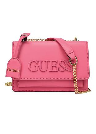 Жіноча сумка guess крос-боді рожева