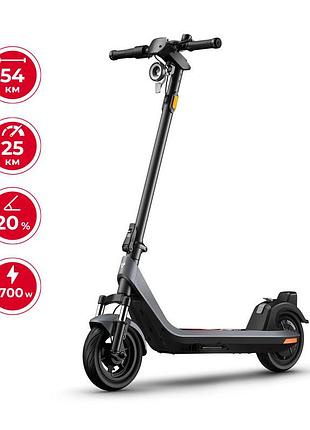 Електросамокат niu kqi 200p gray 10", 350(700)w, 7.8ah, 54km, 25km/h, 20%, app, 19,7 kg