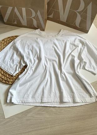Базова біла футболка оверсайз primark the relaxed / вільна бавовняна футболка розмір xl (l-m).