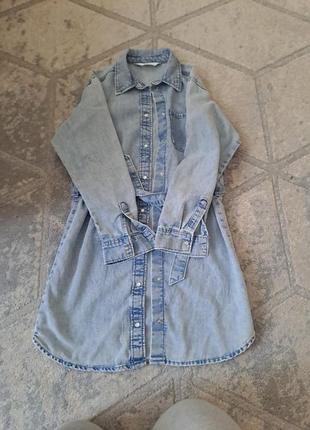 Джинсовый сарафан h&amp;m
