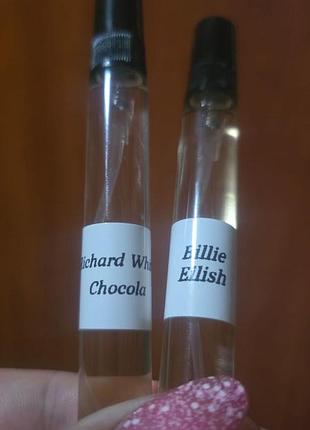 2 по 10мл richard white chocola,  billie eilish
