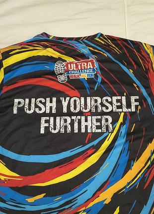 Ultra challenge push yourself further - футболка унисекс турнирная стильная - l