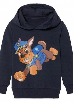 Худи двунитка для мальчика disney щенячий патруль 451185 122-128 см (6-8 years) темно-синий