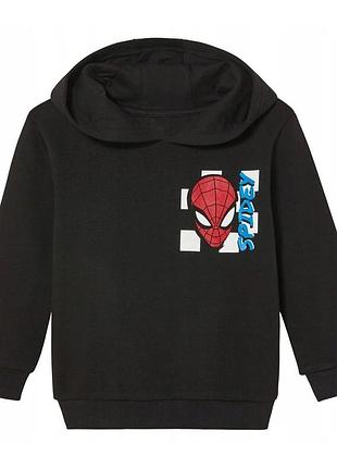 Худи с начесом для мальчика disney spider-man 463974 122-128 см (6-8 years) черный
