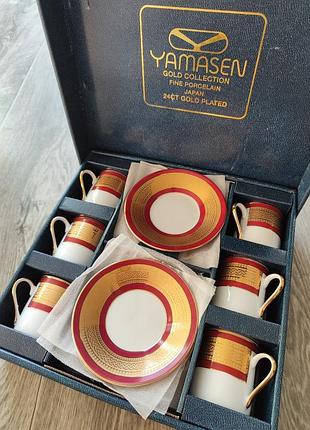 Кавовий сервіз серії «gold collection» від японської марки yamasen japan