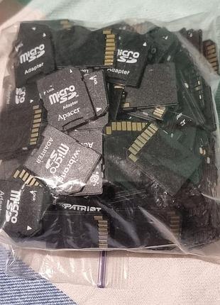 Приблизно 180 адаптерів microsd->sd адаптер перехідник мікросхем