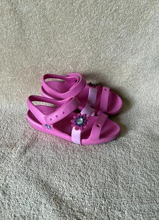 Босоніжки crocs kids keeley petal с 11