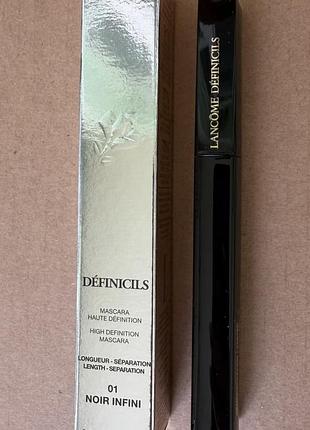 Lancome definicils mascara подовжувальна туш для вій, 01 noir infini
