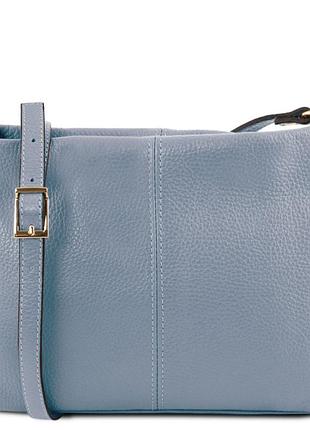 Женская кожаная сумка через плечо tl141720 tuscany leather (светло-голубой)
