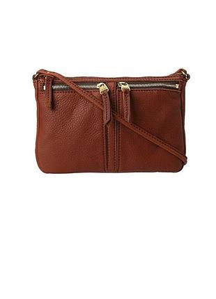Кожаная сумка через плечо fossil erin brown