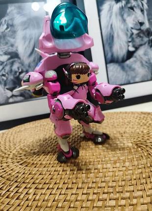 Большой funko pop overwatch d.va with meka 177 (super-sized 15 см) коллекционная виниловая фигурка меха дева