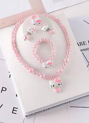Набор hello kitty для девочки, розовый 2