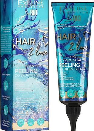 Очищувальний скраб для шкіри голови
eveline cosmetics hair 2 love cleansing scalp