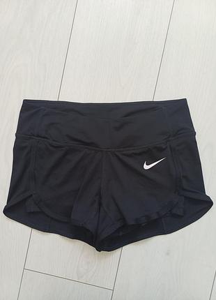 Nike dri-fit-xs-двойные спортивные шорты