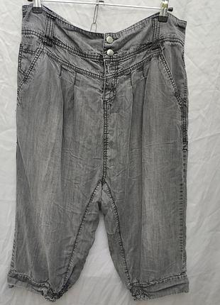 Капри зуави,new look, женские, молодежные, размер xl, вискоза, лето, китайский.