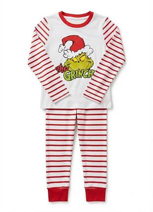Піжама (лонгслів і штани) для дівчинки disney grinch 458455 110-116 см (4-6 years) різнобарвний