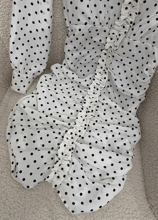 Сукня в горошок zara нова 5