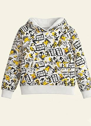 Худи двунитка для мальчика disney покемон / pokemon 471648 134-140 см (8-10 years) комбинированный