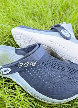 Кроксы crocs lite ride 360 blue синие женские / мужские
