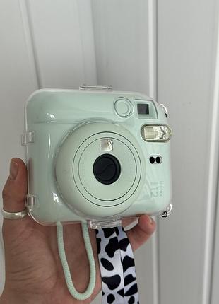 Fujifilm instax mini 12 mint green + чохол + картриджі (10 фото)