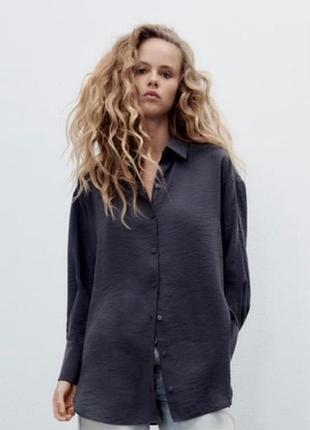 Соорочка оверсайз zara