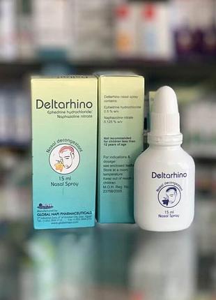 При заложенности носа при простуде, рините и синусите "deltarhino"