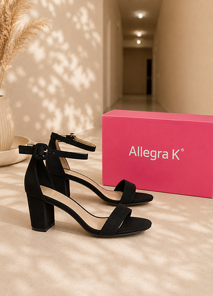 Женские босоножки allegra k на каблуке 42-43 р.