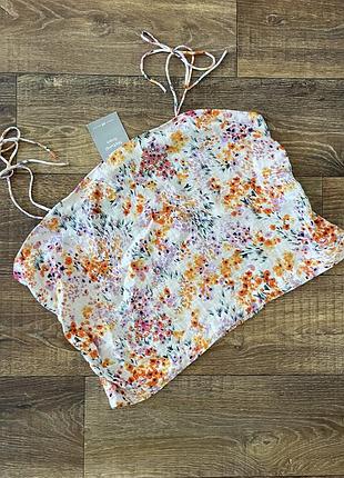 H&m premium | новий лляний топ | xl